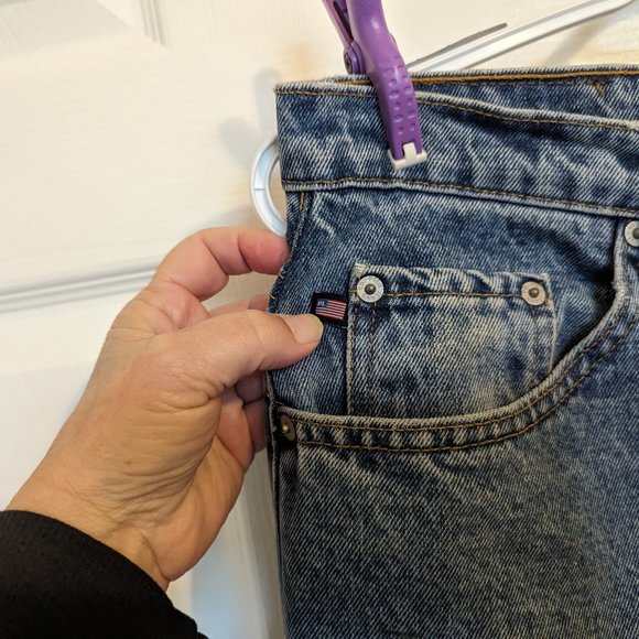 90s RALPH LAUREN | CLASSIC COTTON JEANS | Stonewash | 12 | EUC | Straight Leg - Picture 4 of 8